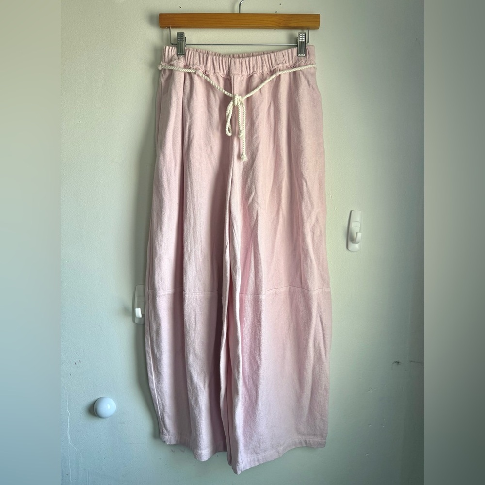 NWOT Free People Kayden Barrel Pants Blush Pink XS/S Brand New! - Picture 3 of 6